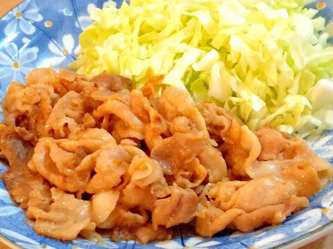 豚こまで作る生姜焼き♪